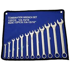 Pollici Chiavi inglesi Anello Portachiavi Attrezzo set 12 pz