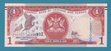 TRINIDAD & TOBAGO - Banconota da 1 dollaro emissione BANCA CENTRALE 2015 NON CIRCOLATA - GUARDA!!!