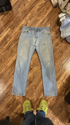 Vintage 90s levis 501 men - vintage,