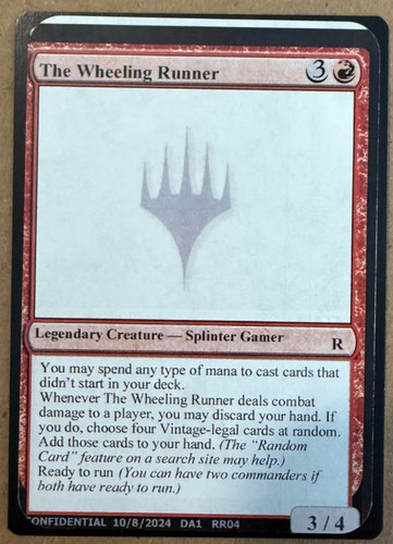 Magic mtg the wheeling runner - magic,