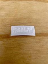 Honda RC45 RC 45 Adesivo Unlead Fuel Recommended Serbatoio Tank Decal Sticker