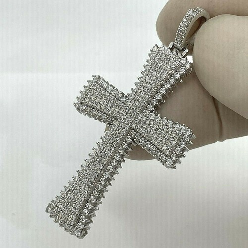 Ciondolo croce donna diamante