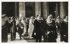 A72) VISITA DEI SOVRANI D'ITALIA A PAPA PIO XI IL 5 DICEMBRE 1929.