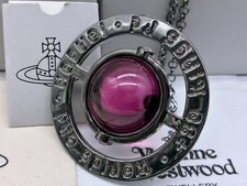 Vivienne Westwood 3D sfera gigante collana ciondolo catena TAGLIA 6 CM S63977