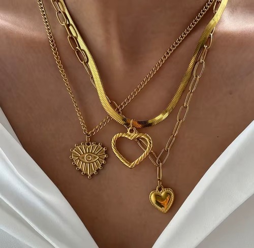 Collana con ciondolo cuore in - ,