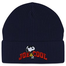 Peanuts Snoopy Joe Cool Occhiali da Sole Stick Bio Fisherman Beanie Berretto, Taglia Unica