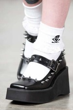 Scarpe con plateau killstar - scarpe,