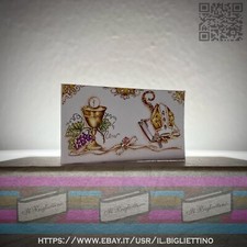 10 BIGLIETTINI BOMBONIERE -