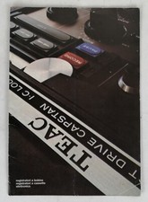 TEAC BROCHURE - REGISTRATORI A BOBINE E CASSETTE - ANNI 70 - 30X21 CM