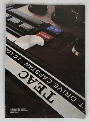 Teac brochure registratori - -, a