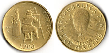 San Marino 200 lire, 1997