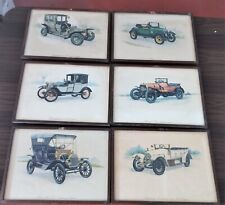  N° 6 Vecchie Stampe anni 40/50 auto d'epoca 