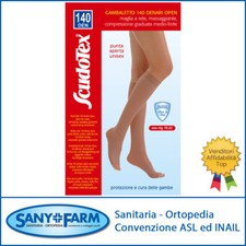 598 GAMBALETTO 140 DENARI OPEN PUNTA APERTA CALZA PREVENTIVA