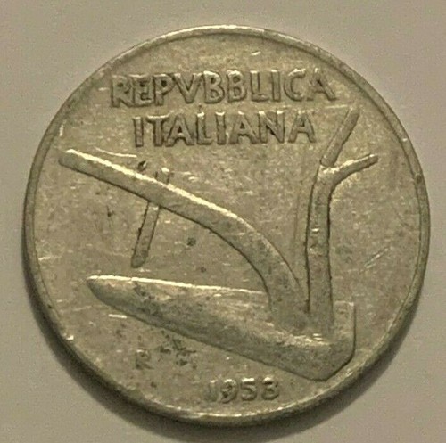 Lira italiana 1953 10 - italiana, l