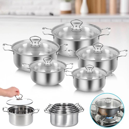 Set pentole pezzi con - pentole,
