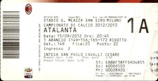 Biglietto stadio AC Milan