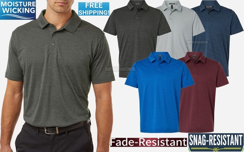 Polo uomo heathered - dri, fit