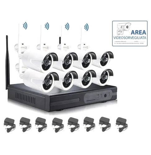 Kit videosorveglianza wireless - videosorveglianza,