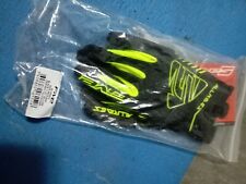 Guanti Bici MTB Tg M Marca Five Neri E Scritte Gialle Leggeri Estivi