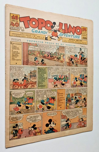 Fumetto topolino giornale - topolino,