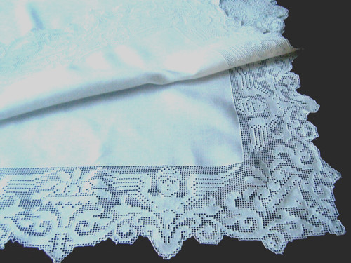 Antique tablecloth italy - antique,