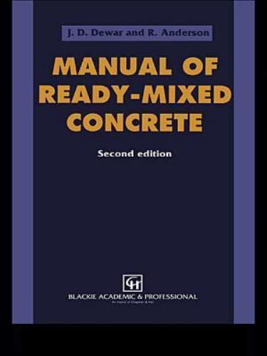 Manual ready mixed concrete - manual,