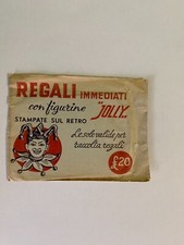 BUSTINA FIGURINE CALCIATORI JOLLY NANNINA 1966/67 EDIZIONI VILLA SIGILLATA PIENA