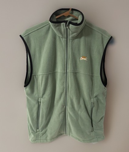 Gilet pile verde salvia - pile,