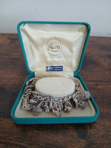 Bracciale vintage nuvo argento - bracciale,