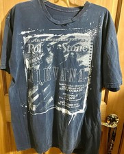 t shirt grunge nirvana vintage