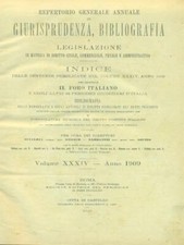 IL FORO ITALIANO REPERTORIO