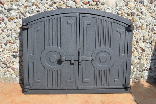 Porta fuoco ghisa 480 380 - ghisa,