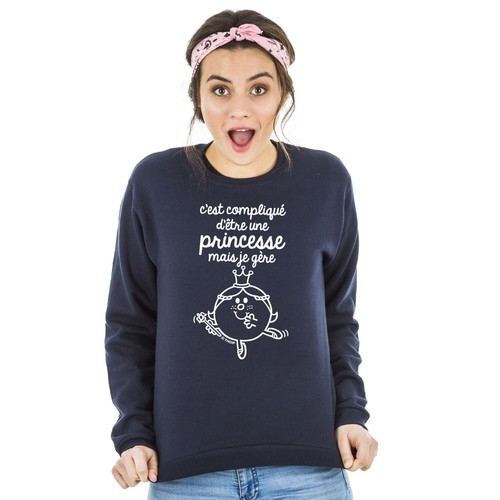 Felpa donna colore blu - donna.,