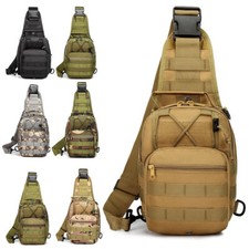 Zaino uomo Molle tattico imbracatura petto borsa assalto messenger tracolla