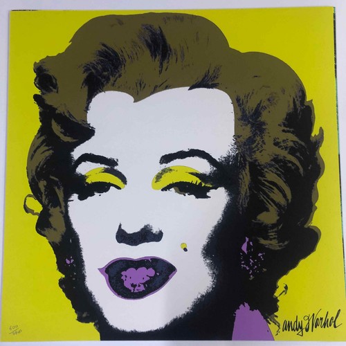 Andy warhol litografia off set - warhol,