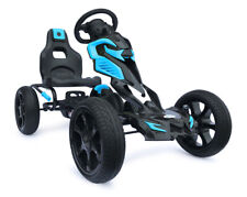Gokart grande con pedali pneumatici in schiuma - blu chiaro