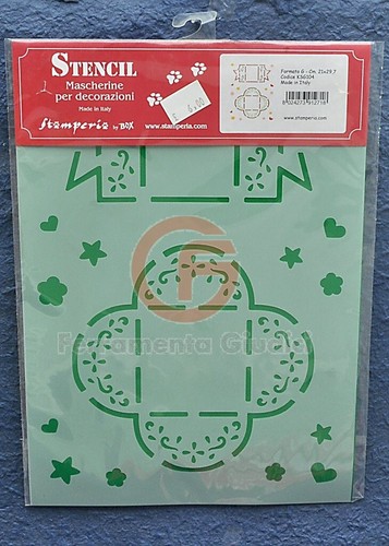 Decoupage stencil maschere - stencil,