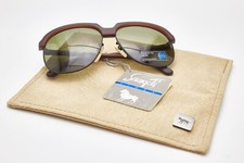 ? vintage occhiali da sole SERENGETI 5094M marron oversized 80s?Unisex