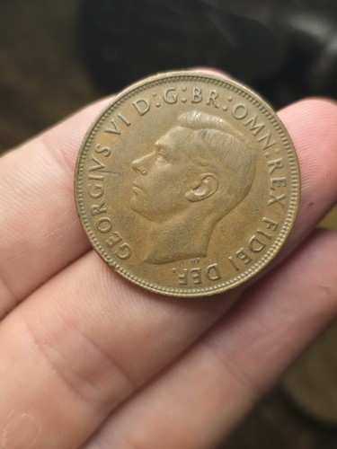 1943 australia penny - australia,