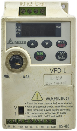 Inverter delta vfd monofase - inverter, vfd-l