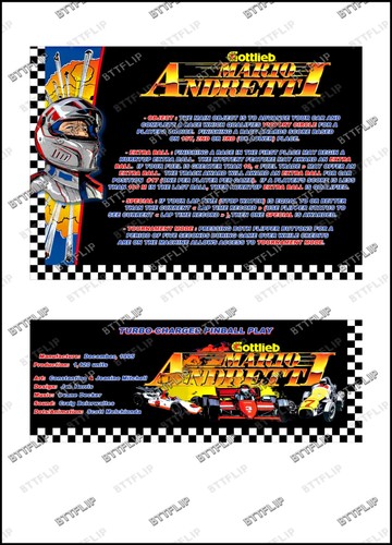 Gottlieb mario andretti 1995 - gottlieb,