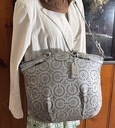 Borsa coach 19627 traforata - borsa,