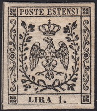Modena II emissione 1 lira