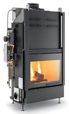 Palazzetti HWT S78F FASTL Termocamino Caminetto Legna Gruppo Idraulico SX 34,3Kw