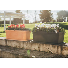 Fioriera in resina liscia