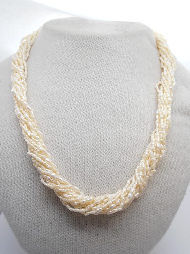 Collana torchon perle - collana,