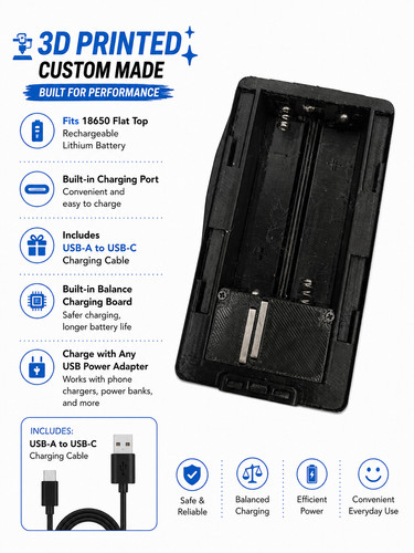 Custodia batteria usbc per - batteria,