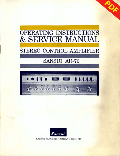 Sansui stereo control - sansui, au-70