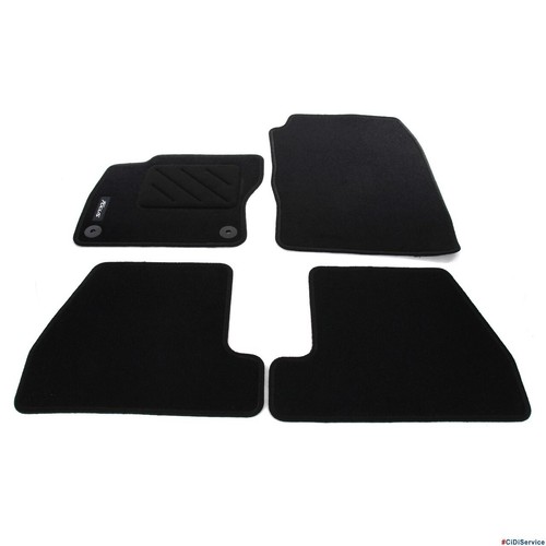 Set tappetini moquette neri - set, 4