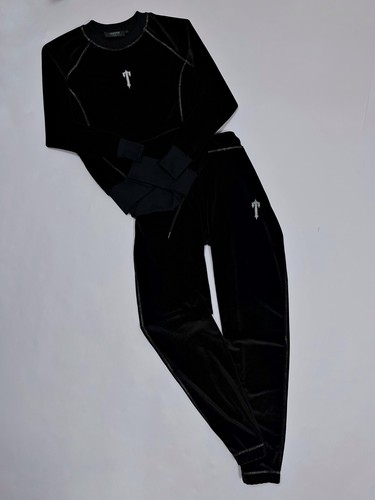 Trapstar set velluto nero - trapstar,